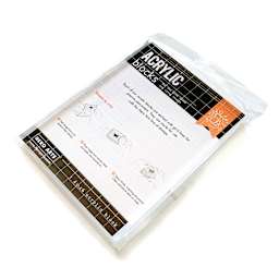 Hero Arts Acrylic Block - 4.75 in x 6 in front of packaging