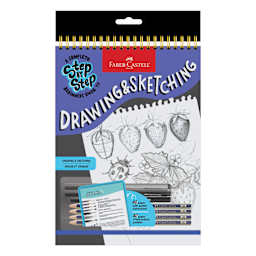 Faber-Castell Step-by-Step Drawing & Sketching Kit, front of packaging