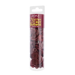 John Bead Nutton But Buttons - Dark Red, Resin, 130 g Tube