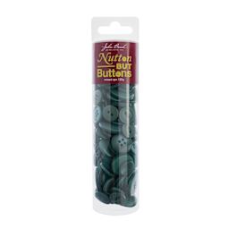 John Bead Nutton But Buttons - Dark Green, Resin, 130 g Tube