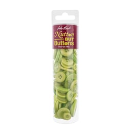 John Bead Nutton But Buttons - Lime Green, Resin, 130 g Tube