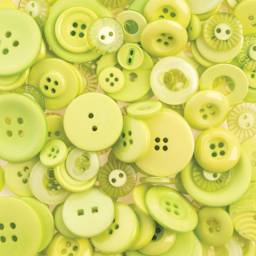 John Bead Nutton But Buttons - Lime Green, Resin