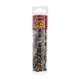 John Bead Nutton But Buttons - Brown, Resin, 130 g Tube