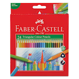 Faber-Castell Triangular Colored EcoPencils - Set of 24, front of the packaging