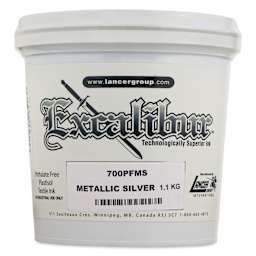 Excalibur 700 Metallic Inks - Silver, Quart front