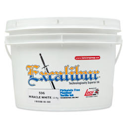 Excalibur 596 Miracle White Plastisol Ink front