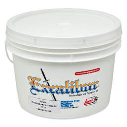 Excalibur 595 High Opacity White Plastisol Ink angled view
