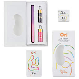 Tom's Studio Ori Infinity Dual Highlighter - Purple and Pink, open packaging