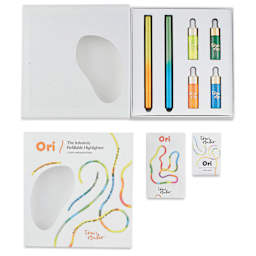 Tom's Studio Ori Infinity Dual Highlighters - Set of 2, Yellow and Green, open packaging