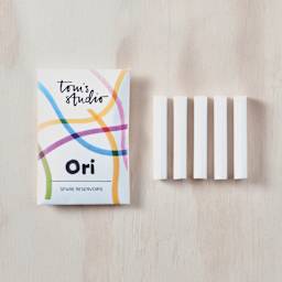 Tom's Studio Ori Infinity Dual Highlighters - Set of 3, Purple, Yellow, and Green, packaging