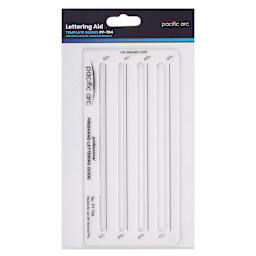 Pacific Arc Freehand Lettering Template, in packaging