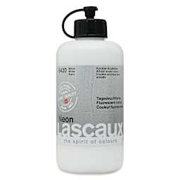 Lascaux Neon Acrylic Paint - White, 250 ml bottle