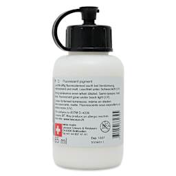 Lascaux Neon Acrylic Paint - White, 85 ml bottle back