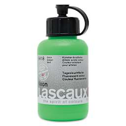 Lascaux Neon Acrylic Paint - Green, 85 ml bottle