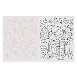 Cute Chibi Creature Coloring Book, Bunny