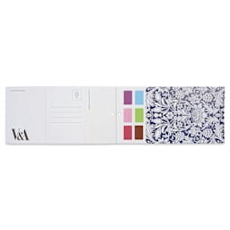 Galison Paint-In Card Set - William Morris, open