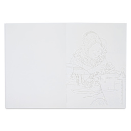 The Pepin Press Vermeer Artists’ Coloring Book -  10" x 13-1/2"