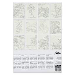 The Pepin Press Landscape Artists’ Coloring Book, back cover