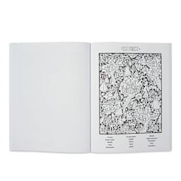 Color Quest Seek-and-Find Coloring Books - Enchanted (illustration page example - elf forest)