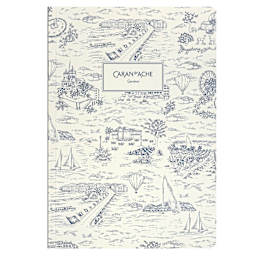 Caran d'Ache Toile de Jouy Holiday Notebook - 5.8" x 8.3", closed