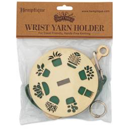 Hemptique Wrist Yarn Holder - Plants front of packaging
