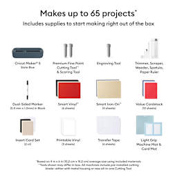 Makes up to 65 projects: Includes supplies to start making right out of the box.