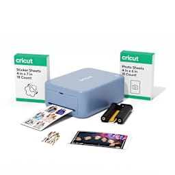 Cricut StickerPix Print + Cut Essential Bundle with contents