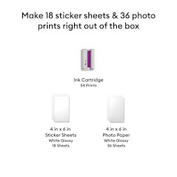 Cricut Stickerpix Print Materials Bundle contents
