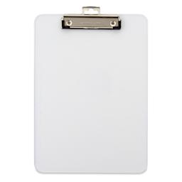 Charles Leonard Plastic Translucent Clipboard - Clear, 8.5" x 11"