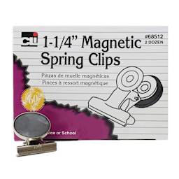 Charles Leonard Magnetic Spring Clips - Pkg of 24, 1-1/4" front of packaging