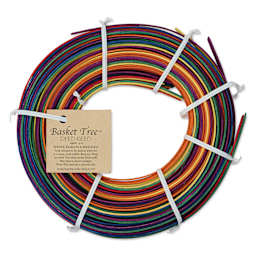P.L. Butte Multi-Color Dyed Reed Mix - Rainbow, 1/4" Flat Reed, 4 oz back