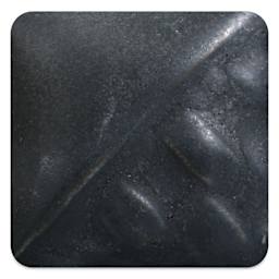 Mayco Stoneware Matte Glaze - Black Matte, 128 oz - fired to cone 10 reduction