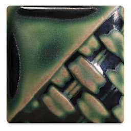 Mayco Stoneware Matte Glaze - Rainforest - fired at cone 6 oxidation