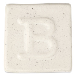 Botz Pro Glaze - Pyrite White, 200 ml sample fired to 1050°C / 1922°F