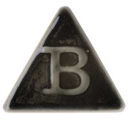 Botz Pro Glaze - Onyx Black, 200 ml sample fired to 1250°C / 2282°F