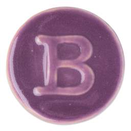 Botz Pro Glaze - Amethyst, 200 ml sample fired to 1150°C / 2102°F