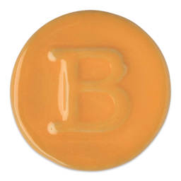 Botz Pro Glaze - Carnelian Yellow, 200 ml sample fired to 1150°C / 2102°F