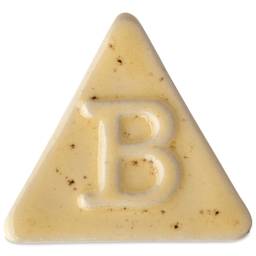 Botz Pro Glaze - Calcite Yellow, 200 ml sample fired to 1250°C / 2282°F