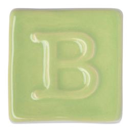 Botz Pro Glaze - Heliodor, 800 ml sample fired to 1050°C / 1922°F