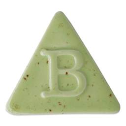 Botz Pro Glaze - Peridot, 200 ml sample fired to 1250°C / 2282°F