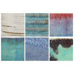 Speedball Mid-Fire Glaze - Pkg of 6, 2026 Limited Edition Sampler Pack, 4 oz
