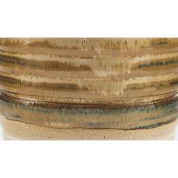 Speedball Mid-Fire Glaze - Cocoa Flux applied to vessel