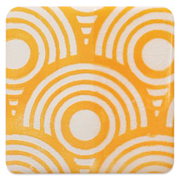 Amaco Ceramic Printing Ink - Deep Yellow, 8 oz fired to cone 05 oxidation