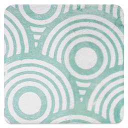 Amaco Ceramic Printing Ink - Turquoise Blue, 8 oz fired to cone 05 oxidation