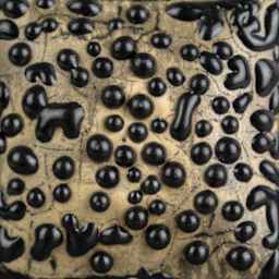 Ritual Glaze by Mayco Bead Glaze - Black, 16 oz fired to cone 6 oxidation