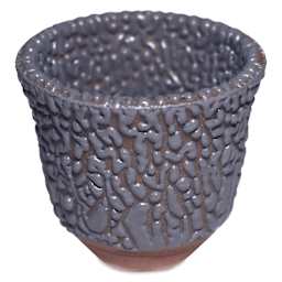 Ritual Glaze by Mayco Bead Glaze - Grey, 16 oz finished example, close-up