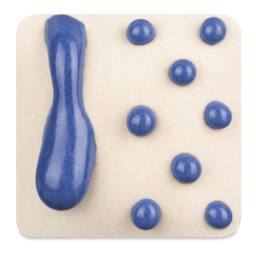 Ritual Glaze By Mayco Melt Gloop Glaze - Blue fired to cone 6 oxidation