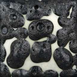 Ritual Glaze By Mayco Moon Rocks Glaze - Black Moon, 16 oz fired to cone 10 reduction