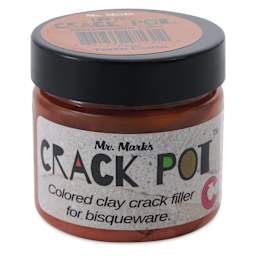 The Ceramic Shop Mr. Mark's Crack Pot Low Fire Bisqueware Filler - Red, 2 oz
