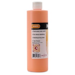 The Ceramic Shop Wax Off Removable Wax Resist - 16 oz - back
